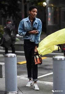 明星穿便衣,街头时尚瞬间捕捉